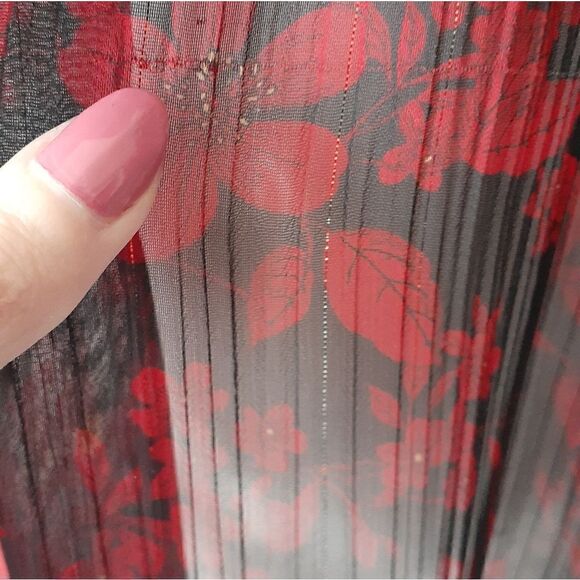 Zara Chiffon Sheer Ruffled Mini Dress - Picture 6 of 13